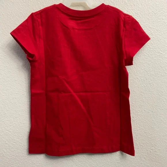 Polo Ralph Lauren Kids Size 6 Red Heart Graphic T-Shirt NEW Short Sleeve Cotton - Picture 6 of 7